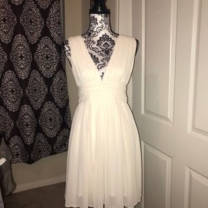 Gorgeous layered sexy v dress